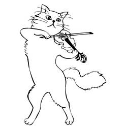 Dessin à colorier: Violon (Musique) #176941 - Coloriages à Imprimer Gratuits