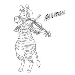 Dessin à colorier: Violon (Musique) #176945 - Coloriages à Imprimer Gratuits