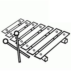 Dessin à colorier: Xylophone (Musique) #200992 - Coloriages à Imprimer Gratuits
