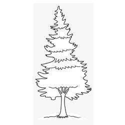 Dessin à colorier: Arbre (Nature et saisons) #190426 - Coloriages à Imprimer Gratuits