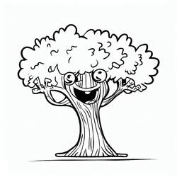 Dessin à colorier: Arbre (Nature et saisons) #190438 - Coloriages à Imprimer Gratuits