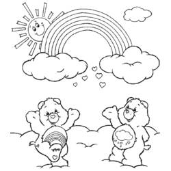 Dessin à colorier: Arc-en-ciel (Nature et saisons) #155278 - Coloriages à Imprimer Gratuits