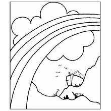 Dessin à colorier: Arc-en-ciel (Nature et saisons) #155396 - Coloriages à Imprimer Gratuits