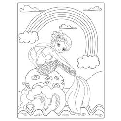 Dessin à colorier: Arc-en-ciel (Nature et saisons) #172381 - Coloriages à Imprimer Gratuits