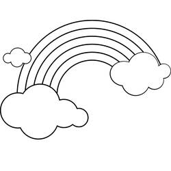 Coloriage Arc-en-ciel (Nature et saisons) #172409 à imprimer et colorier