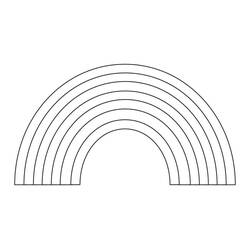 Dessin à colorier: Arc-en-ciel (Nature et saisons) #172420 - Coloriages à Imprimer Gratuits