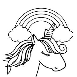 Coloriage Arc-en-ciel (Nature et saisons) #172421 à imprimer et colorier