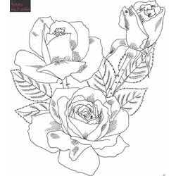 Dessin à colorier: Bouquet de fleurs (Nature et saisons) #160739 - Coloriages à Imprimer Gratuits