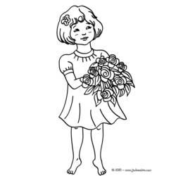 Dessin à colorier: Bouquet de fleurs (Nature et saisons) #160746 - Coloriages à Imprimer Gratuits