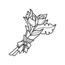 Dessin à colorier: Bouquet de fleurs (Nature et saisons) #160773 - Coloriages à Imprimer Gratuits