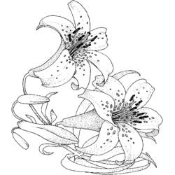 Dessin à colorier: Bouquet de fleurs (Nature et saisons) #160834 - Coloriages à Imprimer Gratuits
