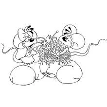 Coloriage Bouquet de fleurs (Nature et saisons) #160896 à imprimer et colorier