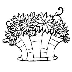 Coloriage Bouquet de fleurs (Nature et saisons) #161038 à imprimer et colorier