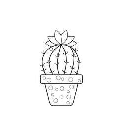 Dessin à colorier: Cactus (Nature et saisons) #170830 - Coloriages à Imprimer Gratuits