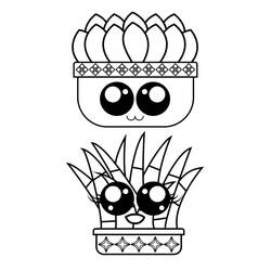 Dessin à colorier: Cactus (Nature et saisons) #170841 - Coloriages à Imprimer Gratuits