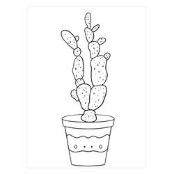 Dessin à colorier: Cactus (Nature et saisons) #170845 - Coloriages à Imprimer Gratuits