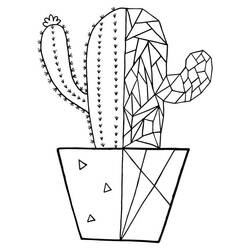 Dessin à colorier: Cactus (Nature et saisons) #170849 - Coloriages à Imprimer Gratuits