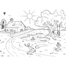 Dessins à colorier: Campagne - Coloriages à Imprimer Gratuits