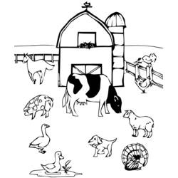 Dessin à colorier: Campagne (Nature et saisons) #165467 - Coloriages à Imprimer Gratuits