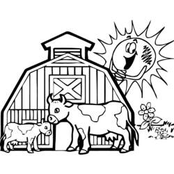 Dessin à colorier: Campagne (Nature et saisons) #165480 - Coloriages à Imprimer Gratuits