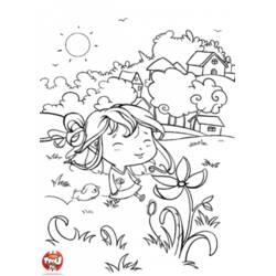 Dessin à colorier: Campagne (Nature et saisons) #165481 - Coloriages à Imprimer Gratuits