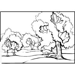 Dessin à colorier: Campagne (Nature et saisons) #165517 - Coloriages à Imprimer Gratuits