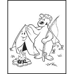 Dessin à colorier: Camping (Nature et saisons) #207370 - Coloriages à Imprimer Gratuits