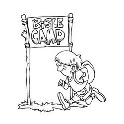 Dessin à colorier: Camping (Nature et saisons) #207373 - Coloriages à Imprimer Gratuits
