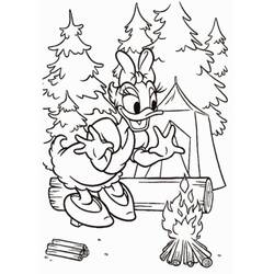 Dessin à colorier: Camping (Nature et saisons) #207378 - Coloriages à Imprimer Gratuits