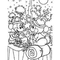 Dessin à colorier: Camping (Nature et saisons) #207394 - Coloriages à Imprimer Gratuits