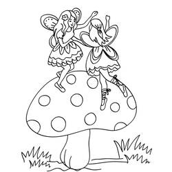 Dessin à colorier: Champignon (Nature et saisons) #174090 - Coloriages à Imprimer Gratuits