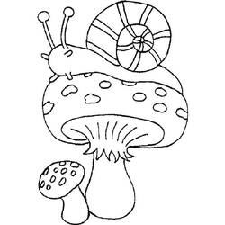 Dessin à colorier: Champignon (Nature et saisons) #174107 - Coloriages à Imprimer Gratuits