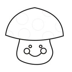 Dessin à colorier: Champignon (Nature et saisons) #174111 - Coloriages à Imprimer Gratuits