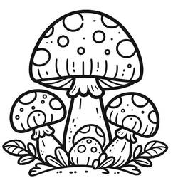Dessin à colorier: Champignon (Nature et saisons) #217418 - Coloriages à Imprimer Gratuits