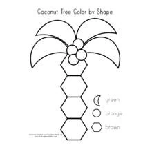 Dessin à colorier: Cocotier (Nature et saisons) #162374 - Coloriages à Imprimer Gratuits