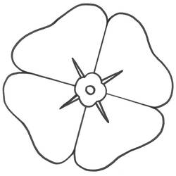 Dessin à colorier: Coquelicot (Nature et saisons) #162461 - Coloriages à Imprimer Gratuits