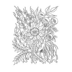 Dessin à colorier: Coquelicot (Nature et saisons) #162591 - Coloriages à Imprimer Gratuits