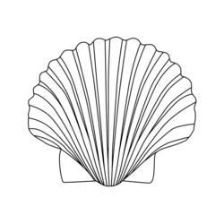 Dessin à colorier: Coquillage (Nature et saisons) #163163 - Coloriages à Imprimer Gratuits