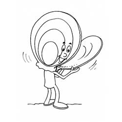 Dessin à colorier: Coquillage (Nature et saisons) #163180 - Coloriages à Imprimer Gratuits