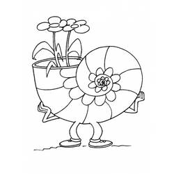 Dessin à colorier: Coquillage (Nature et saisons) #163182 - Coloriages à Imprimer Gratuits