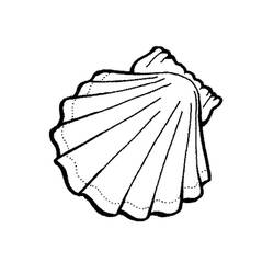 Dessin à colorier: Coquillage (Nature et saisons) #163203 - Coloriages à Imprimer Gratuits