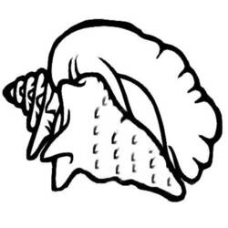 Dessin à colorier: Coquillage (Nature et saisons) #163205 - Coloriages à Imprimer Gratuits