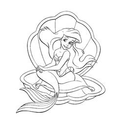 Dessin à colorier: Coquillage (Nature et saisons) #163310 - Coloriages à Imprimer Gratuits