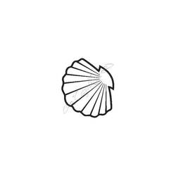 Dessin à colorier: Coquillage (Nature et saisons) #163381 - Coloriages à Imprimer Gratuits