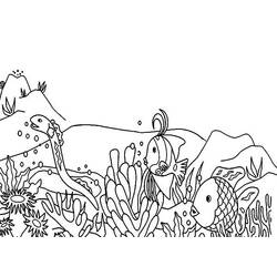 Dessin à colorier: Corail (Nature et saisons) #163014 - Coloriages à Imprimer Gratuits