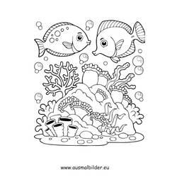 Dessin à colorier: Corail (Nature et saisons) #163017 - Coloriages à Imprimer Gratuits