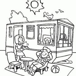 Dessin à colorier: Été (Nature et saisons) #177252 - Coloriages à Imprimer Gratuits