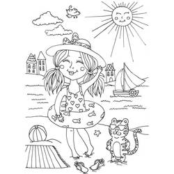 Dessin à colorier: Été (Nature et saisons) #177267 - Coloriages à Imprimer Gratuits