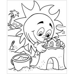Dessin à colorier: Été (Nature et saisons) #177271 - Coloriages à Imprimer Gratuits