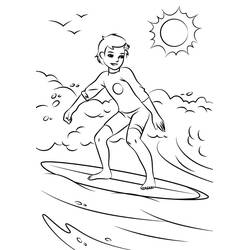 Dessin à colorier: Été (Nature et saisons) #177273 - Coloriages à Imprimer Gratuits